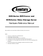 Preview for 1 page of Aventura DH5 Series Hardware Reference Manual