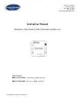 Preview for 1 page of Aventura FBR-1VM-TX-MINI Instruction Manual