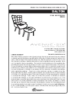 Preview for 1 page of Avenue Six DALTON SB524 Assembly Instructions