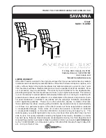 Avenue Six OFFICE STAR SAVANNA SAV2 Quick Start Manual preview