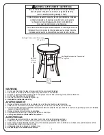 Preview for 2 page of Avenue Six SB283F-G14 Manual