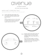 Предварительный просмотр 10 страницы Avenue Cumberland TL-4250-WL Manual