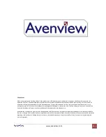 Preview for 8 page of Avenview C-COMP-HDSDI User Manual