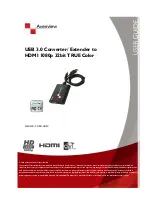 Preview for 1 page of Avenview C-USB-HDM User Manual