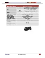 Предварительный просмотр 5 страницы Avenview DVI-GS3 Series Specification Sheet