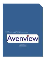 Предварительный просмотр 6 страницы Avenview DVI-GS3 Series Specification Sheet