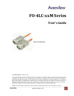 Avenview FO-4LC-xxM Series User Manual предпросмотр