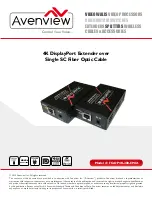 Avenview FO-DP4K-300-EMIX User Manual preview