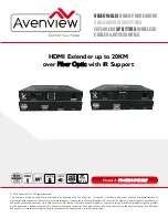 Avenview FO-HDM-IP4K-SET Manual preview