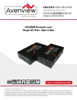 Avenview FO-HDM4K-200-EMIX User Manual preview