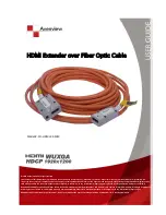 Предварительный просмотр 1 страницы Avenview FO-HDMI-XX-MM User Manual