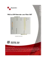 Avenview FO-VGA-DVI User Manual предпросмотр