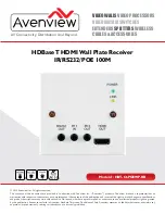 Avenview HBT-C6POEWP-RB Instruction Manual preview