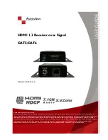 Preview for 1 page of Avenview HDM-C5-3-R User Manual