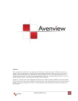 Preview for 10 page of Avenview HDM-C5-3-R User Manual