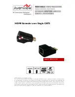 Avenview HDM-C5-R-M User Manual preview