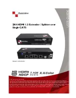 Preview for 1 page of Avenview HDM-C5SP-4 User Manual