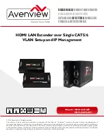 Preview for 1 page of Avenview HDM-C6IP-SET Manual