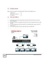 Preview for 5 page of Avenview HDM3D-C5SP-4 User Manual