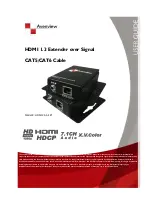 Preview for 1 page of Avenview HDMI-C5-3-R User Manual