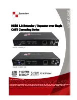 Avenview HDMI-C5XD-S User Manual предпросмотр