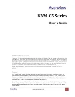 Avenview KVM-C5 Series User Manual preview