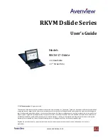 Preview for 1 page of Avenview RKVM-17-Dslide User Manual