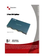 Avenview SPLIT-DVI Series SPLIT-DVI-2 User Manual preview