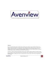 Предварительный просмотр 8 страницы Avenview SPLIT-HDSDI-4-RS User Manual