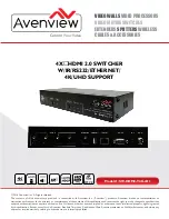 Предварительный просмотр 1 страницы Avenview SW-HDM2-T4K-4X1 User Manual