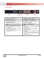 Preview for 10 page of Avenview SW-HDM2-T4K-4X4 Product Manual