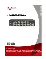 Avenview SW-HDSDI-8X1 User Manual предпросмотр