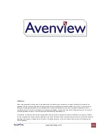 Предварительный просмотр 10 страницы Avenview VGA-C5-SP-16 User Manual