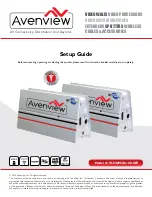 Preview for 1 page of Avenview W-HDM3D-100-SET Setup Manual