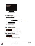 Preview for 11 page of Avenview W-HDM3D5G-20M User Manual