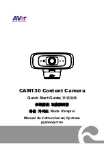 Preview for 1 page of AVer CAM130 Quick Start Manual