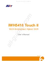 Preview for 1 page of AVer IWH5416 Touch II SB-51A05 User Manual