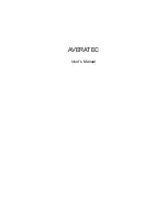 AVERATEC 4100 User Manual preview