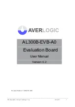 Предварительный просмотр 1 страницы Averlogic AL300B-EVB-A0 User Manual