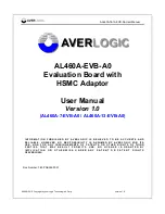 Averlogic AL460A-13-EVB-A0 User Manual предпросмотр