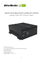 Avermedia AVerAI AG411 Manual preview