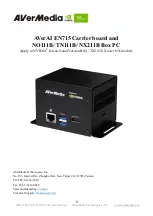 Preview for 1 page of Avermedia AVerAI EN715 Manual