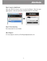 Предварительный просмотр 7 страницы Avermedia AVerCaster SE510 User Manual
