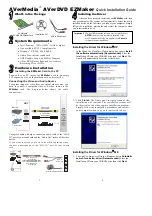 Avermedia AVerDVD EZMaker Quick Installation Manual preview