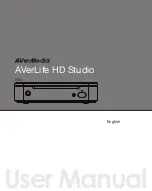 Avermedia Averlife HD Studio O252 User Manual preview