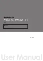 Avermedia AVerLife XVision HD User Manual preview