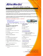 Avermedia AVerTV MCE 116 Plus Specification preview
