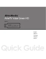 Avermedia AVerTV Volar Green HD A835 Quick Manual предпросмотр