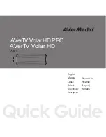 Предварительный просмотр 1 страницы Avermedia AVerTV Volar HD User Manual