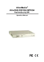 Avermedia EB1504 MPEG4 Operation Manual preview